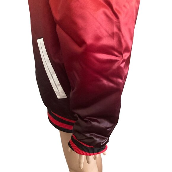 Dennis The Menace Satin Bomber Jacket Mens Med Headgear Classics Satin Retro - Picture 11 of 13